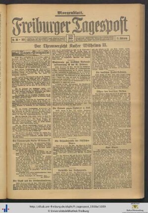 30.11.1918 (Morgenblatt)