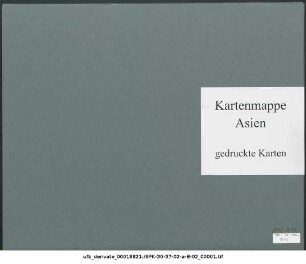 Vorderindien ganz, in einem Blatt, ohne physikalische, statistische und Indexkarten : 1806-1887 : Kartensammlung