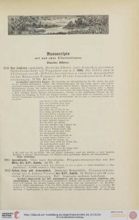 Manuskripte (Nr. 2020-2057)