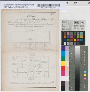 Entwurf zu einem massiven Oberförsterhause IIIa. Lith. Anstalt v. J. Storch in Berlin
