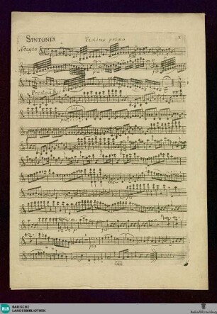 Grande Simphonie a plusieurs instruments : Oeuvre XVII