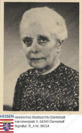 Tiedemann, Frieda v. (1874-1957) / Porträt, Brustbild