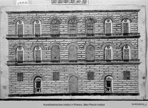 Fassadenaufriss Palazzo Pitti