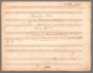 3 Etudes, pf 4hands; op. 24/2 - BSB Mus.Schott.Ha 8323