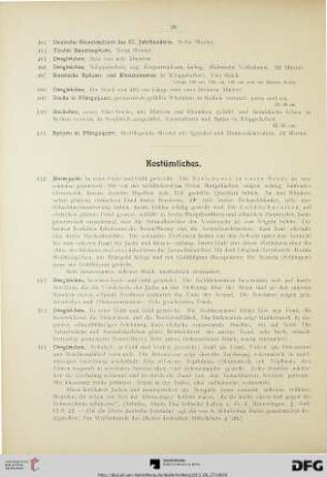 Kostümliches (Nr. 412-437)