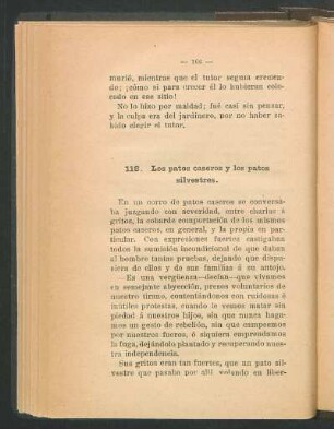 118. Los patos caseros y los patos silvestres.