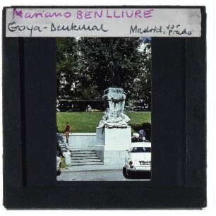 Madrid, Benlliure, Goya-Denkmal