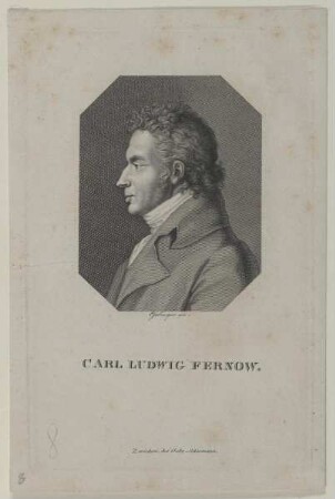 Bildnis des Carl Ludwig Fernow