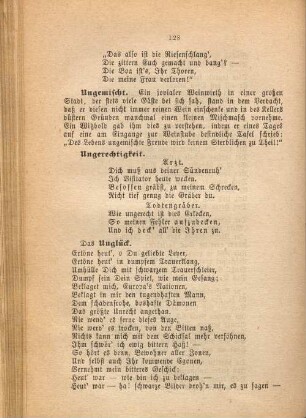 Ungerechtigkeit.