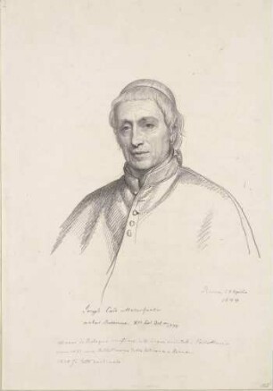 Bildnis Mezzofanti, Giuseppe (1774-1849), Kardinal, Linguist