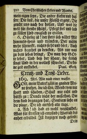 Creutz- und Trost-Lieder.