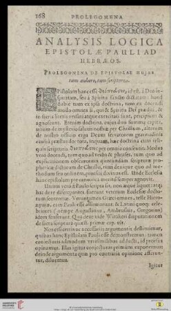 Epistolae Pauli ad Hebraeos