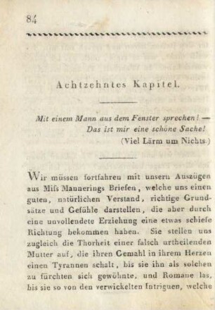 Achtzehntes Kapitel