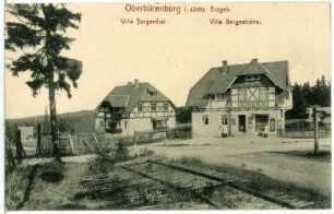Oberbärenburg. Villa Sorgenfrei Villa Bergeshöhe