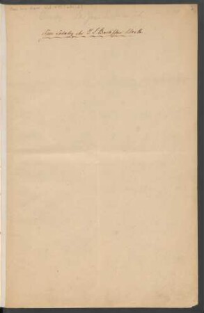 Zum Catalog der J. S. Bach'schen Werke