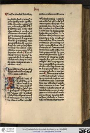 Incipit liber tertius de indumentis seu ornamentis sacerdotum atque pontificium et aliorum ministrorum.