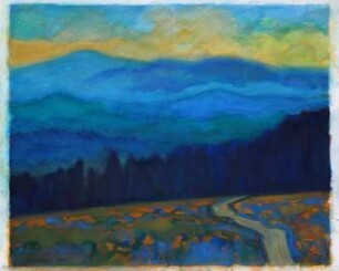 Bewaldete Berglandschaft