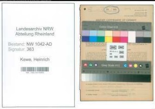 Entnazifizierung Heinrich Kewe , geb. 07.10.1913 (Beamter)