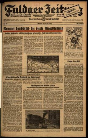 Ausgabe vom Mittwoch, den 01. Juli 1942.