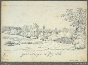 Das Jagdschloss in Grillenburg bei Tharandt