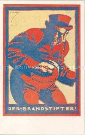 Anti-englische Postkarte