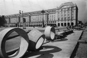 Dresden. Altmarkt, Westseite