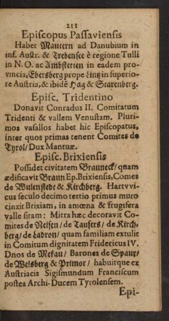 Episc. Tridentino