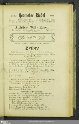 Heft 28. Eythra, Bösdorf, Knautnaundorf, Rehbach