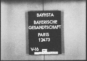 Fabri, Leutnant, Benützung des bayer. Kriegsarchivs