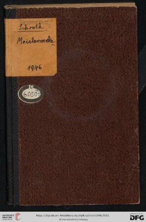 Meisterwerke mittelalterlicher Kunst in Baden : Ausstellung im Augustiner-Museum vom Juni bis Juli 1946