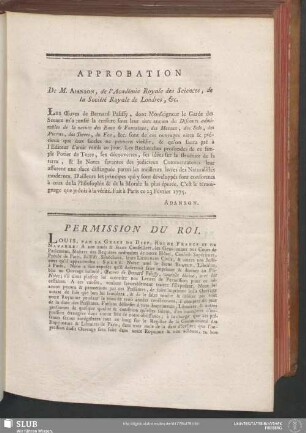 Permission Du Roi