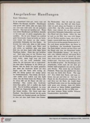 Ausgelaufene Handlungen