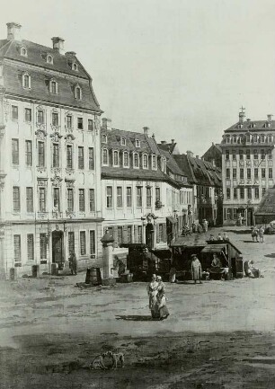 Der Neustädter Markt zu Dresden