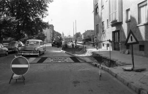Verbreiterung der Waldhornstraße.