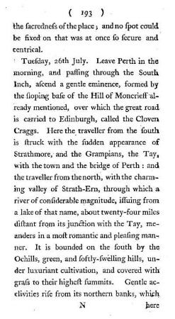 Strathern, the distinguished Beauty and Fertility of the Valley
