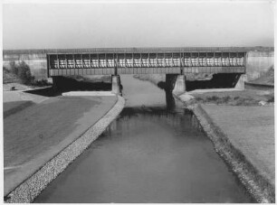 Kanalbrücke Ems Fuestrup, Sanierung Ufer nach Hochwasser