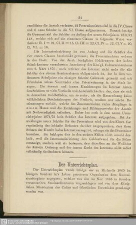 Unterrichtsplan