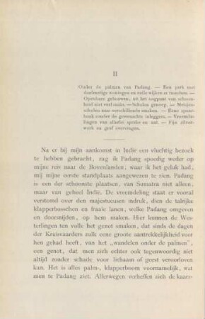 II. Onder de palmen van Padang ...