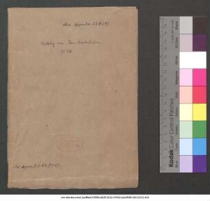 Katalog der Bibliothek des Benediktinerklosters Reinhardsbrunn