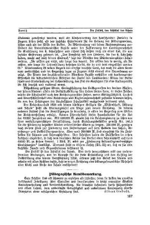 Pädagogische Randbemerkung