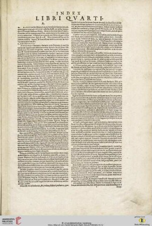 Index libri quarti