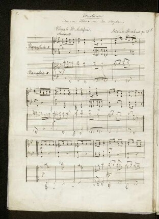 Variationen über ein Thema von Jos. Haydn für zwei Pianoforte