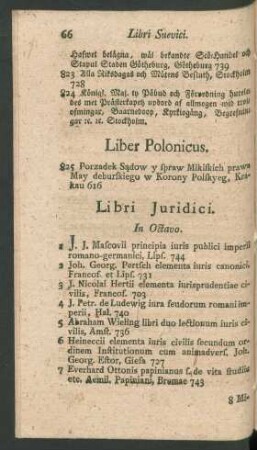 Libri Juridici. In Octavo