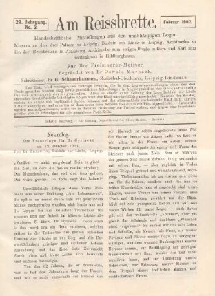 No. 2. Februar 1902.