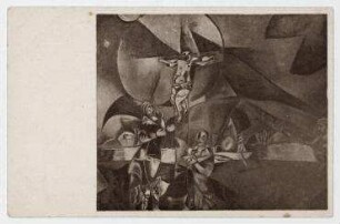 Sturm-Postkarte Marc Chagall: Christus gewidmet. Erster Deutscher Herbstsalon, Berlin