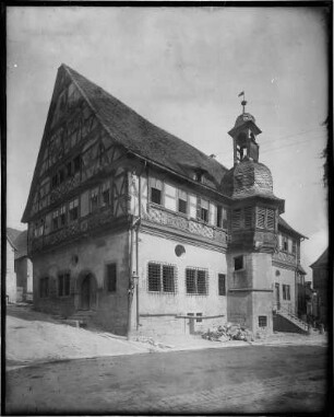Grünsfeld Rathaus Ansicht von Südwesten