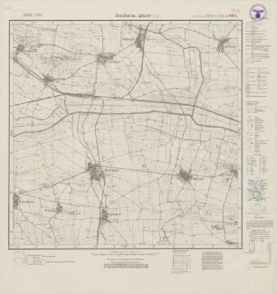 3931 (alte Nr.: 2163) Jerxheim, Meßtischblatt (4cm - Karte)