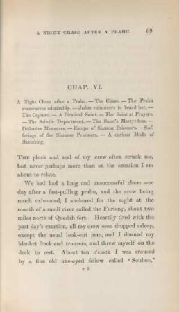 Chap. VI. A night chase after a prahu. - The chase