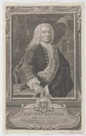 Bildnis des Barthold Heinricus Brockes