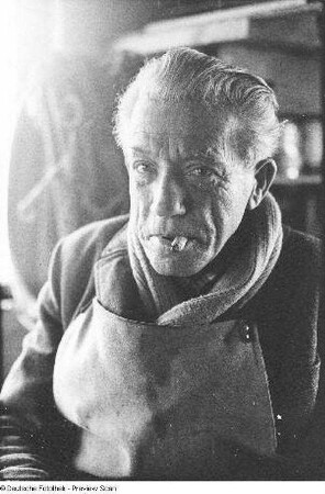 Portrait des Sattlermeisters Erich Borchert, Vater des Fotografen Christian Borchert